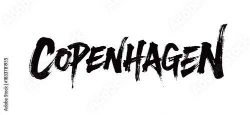Canvastavla COPENHAGEN Handwriting