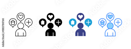 Needs icon set multiple style collection