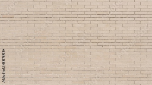 Tableau sur toile Light Brown Brick Wall Texture Background.