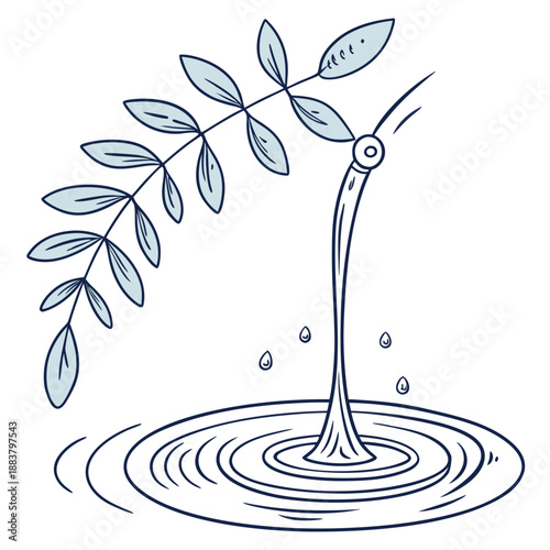 Wind turbine generating renewable energy