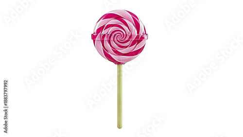 Pink Swirl Lollipop