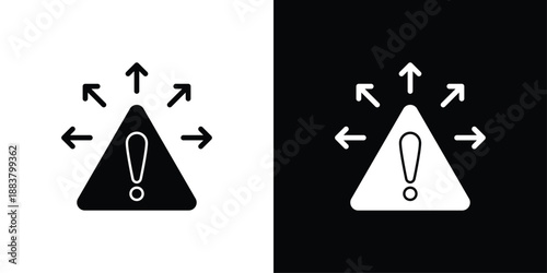 Decision Icon Sheet Black And White