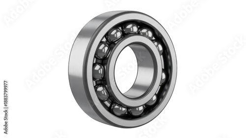 Metal Ball Bearing metal bearing isolated on a transparent background