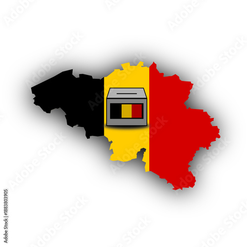 Urne de vote - Belgique