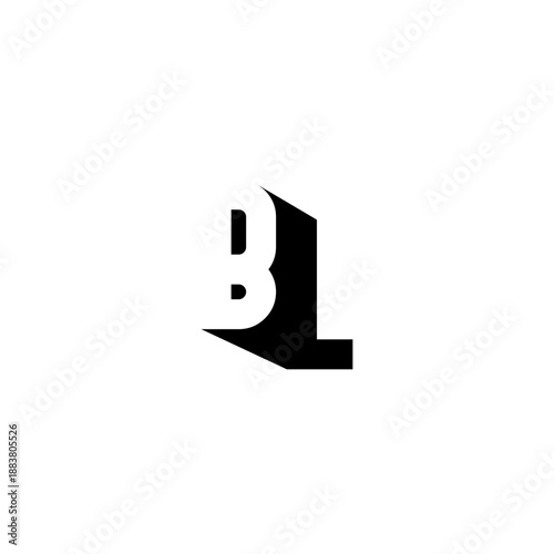 BL Negative Space Monogram Logo – Modern Minimal Lettermark Design Free Download BL Negative Space Monogram Logo – Modern Minimal Lettermark Design - GFXLoad