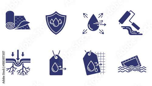 Waterproof label features for protection and durability