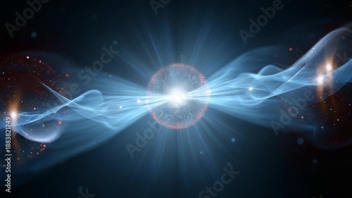 Wallpaper Mural A Captivating Journey Through Energy and Light: A Cosmic Exploration of Waves and Particles Captured in Stunning Visual Frames of Motion and Radiance Torontodigital.ca