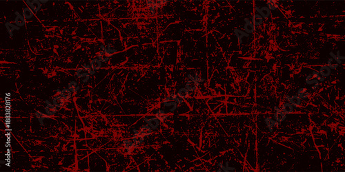 grunge halloween background with blood splash space on wall concept, creepy, crime,