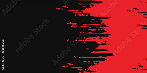 Foto Red Dark grunge stroke texture background painted, design, abstract,