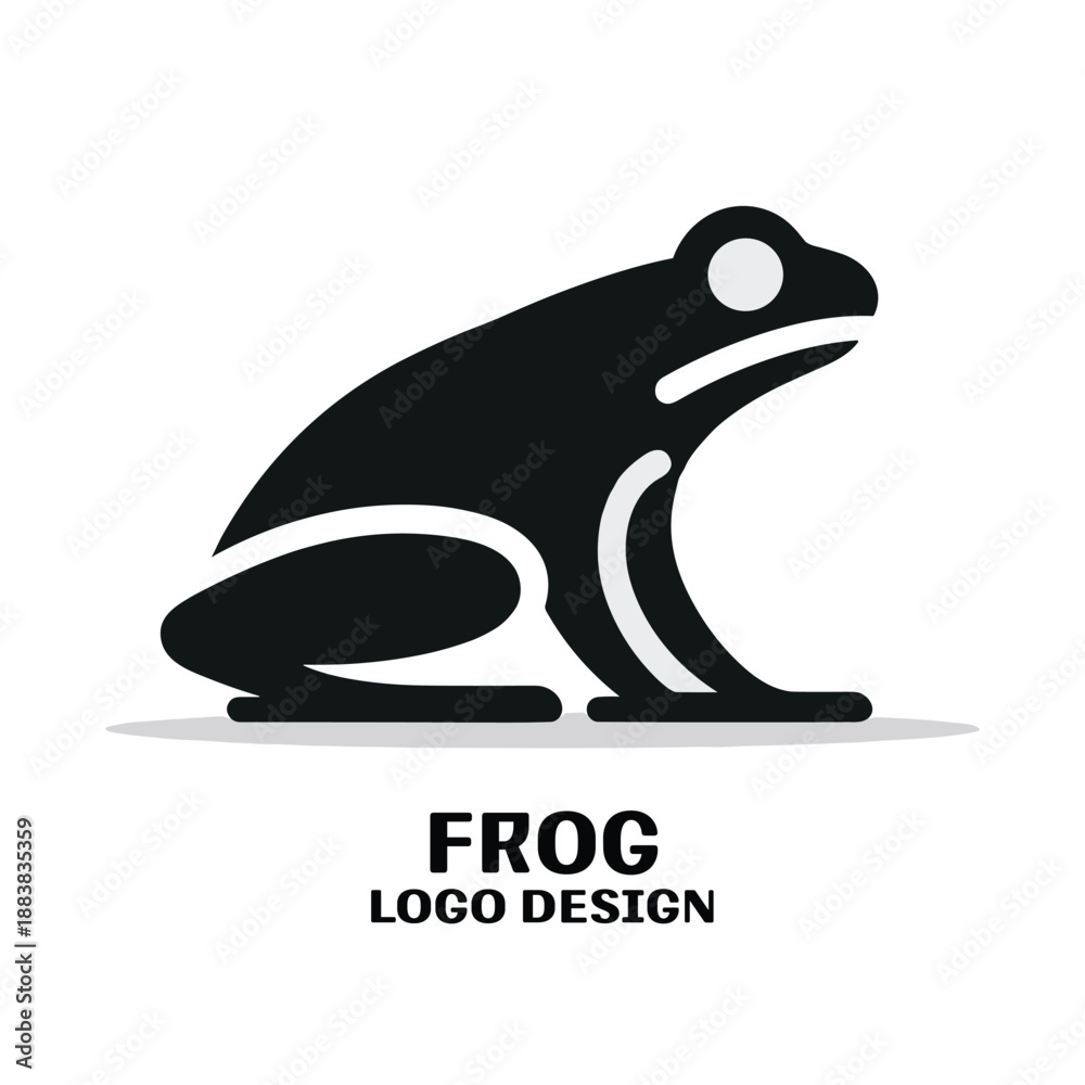 Fototapeta premium Frog Vector Logo Design
