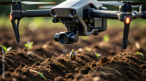 Precision Agriculture Drone Planting Seeds: Automated Smart Farming Technology for Sustainable Enterprise Solutions