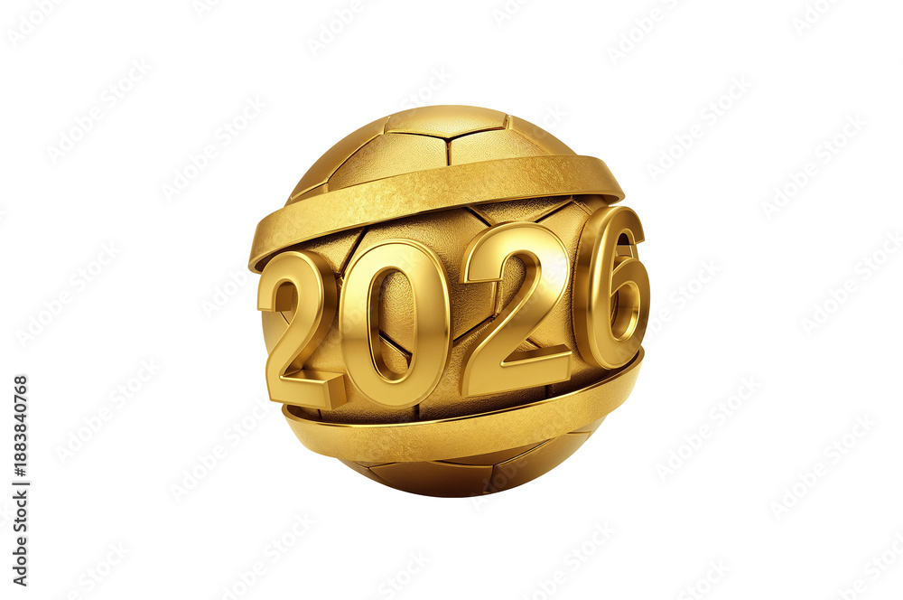 custom made wallpaper toronto digitalShiny Golden 2026 Football World Cup Concept on Black Background, transparent PNG cutout background