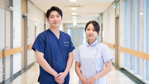 福祉施設で働く男女のイメージ