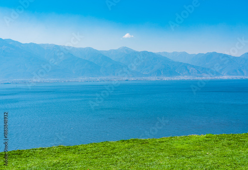 Scenic View of Erhai Lake, Dali Yunnan