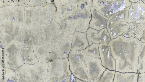 Weathered Cracked Concrete Wall Texture