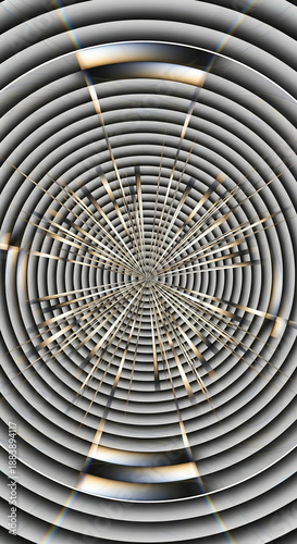 Wallpaper Mural Circular lines beautifully radiate powerful energy effectively Torontodigital.ca