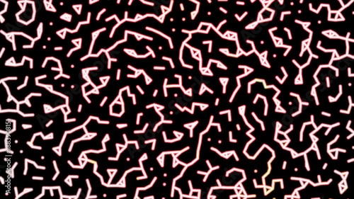 Abstract Pink Maze Texture Loop Background
