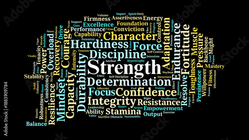 Foto Strength Word Cloud