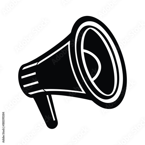 Volume Up Speaker Vector Illustration