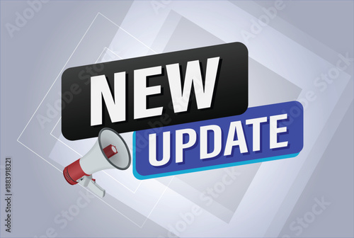 new update poster banner graphic design icon logo sign symbol social media website coupon

