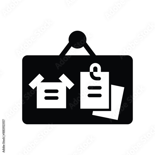  moodboard glyph icon illustration vector graphic.eps