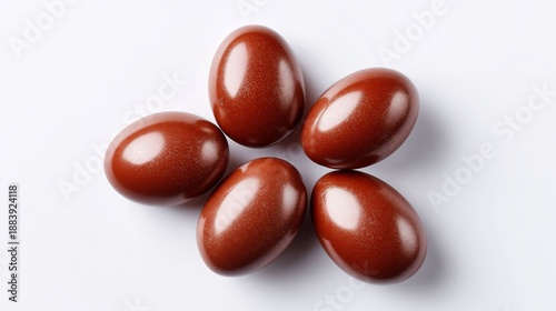 Wallpaper Mural A group of brown eggs are piled on top of each other Torontodigital.ca