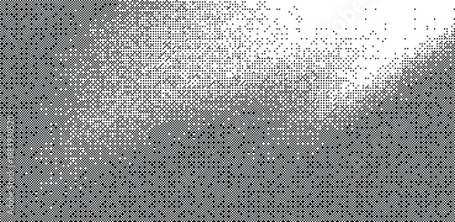 Glitchy pixelated dither background. High contrast black and white. Abstract bitmap texture wallpaper.