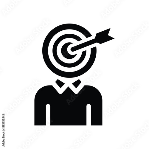  headhunter glyph icon illustration vector graphic.eps