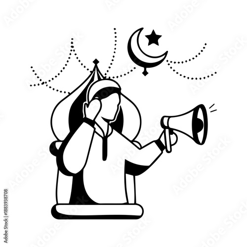 Ramadan Pattern Sign Ramadan Mubarak Muslim Mosque Ramadan Karim Background in vector art