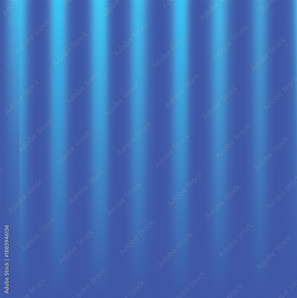 Obraz premium A vibrant blue gradient background showcasing vertical lines with a smooth color transition.