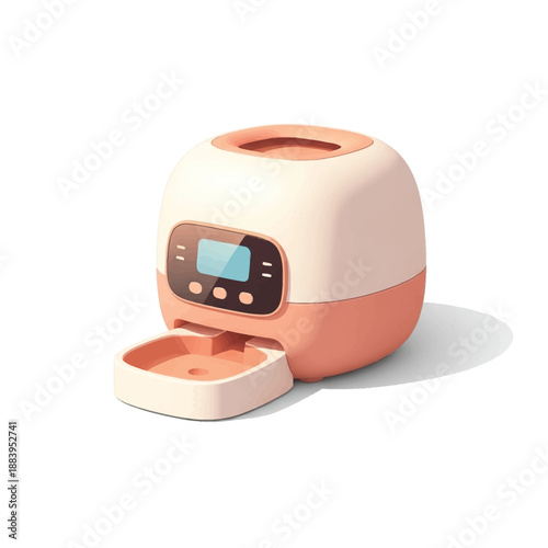 Modern ultrasonic sterilizer with digital display and compact design suitable for household use