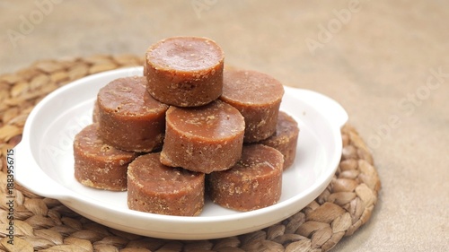Canvastavla Brown sugar, palm sugar, gula jawa or gula aren
