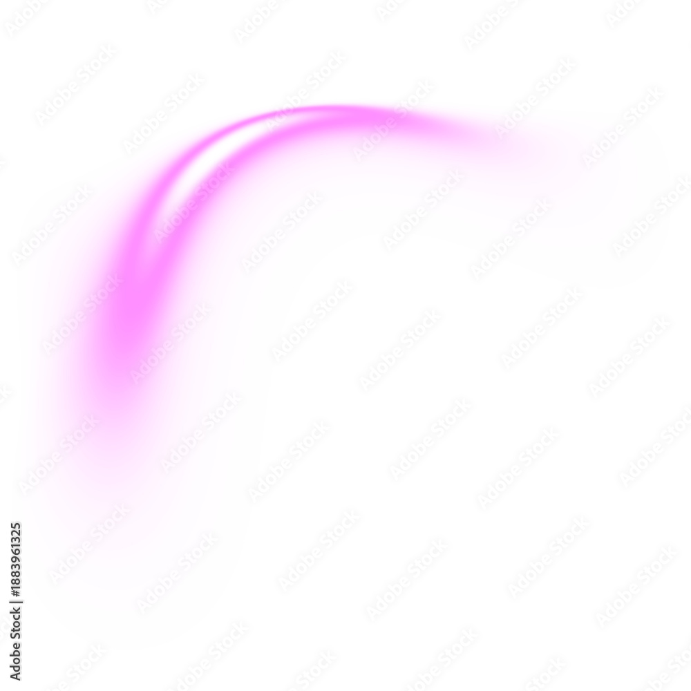 Obraz premium Purple neon arc light