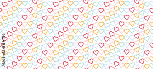 Cute Little Hearts Pattern for Valentines Day, Nursery Decor, Wrapping Paper Backgrounds
