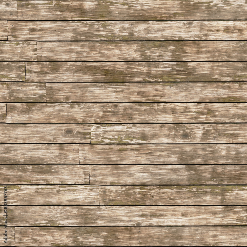 Obraz premium Aged wooden planks with rustic texture create vintage and natural background
