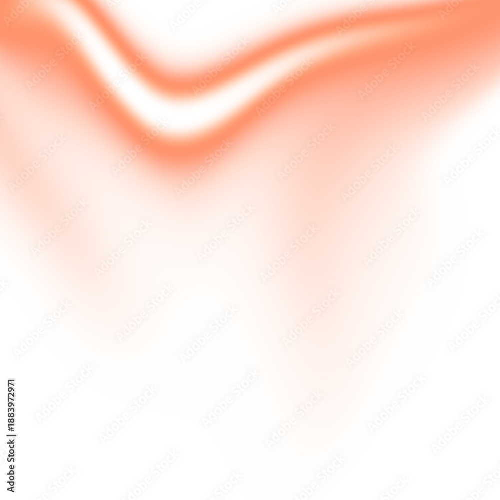 Naklejka premium Abstract orange light flow with soft gradients on transparent background