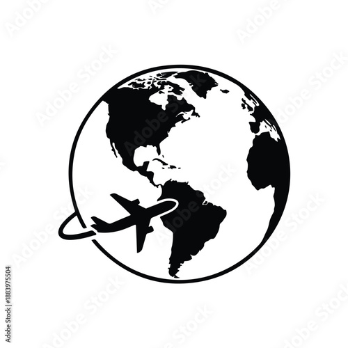 Travel icon - Clipart, Glyph and solid icon set, Flat Design Icon, line icon set, Flat Vector icon, icon, Editable stroke icon, Modern icon collection