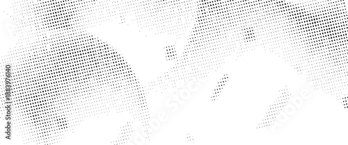Abstract white and gray color background with halftone effect, dot pattern.
