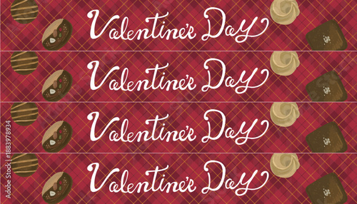 Valentine's Day Display Tartan Check POP