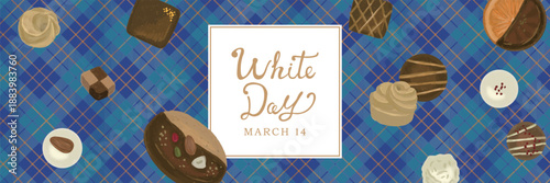 White Day Display Tartan Check POP