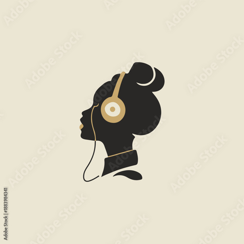 Headphone Girl Logo