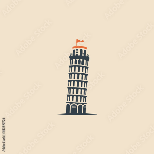 Pisa Tower Logo