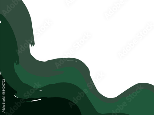 Green wave wavy waves ilustration background art ilustration aesthetic 