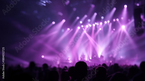 Concert crowd lights