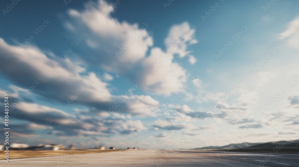 Obraz premium Cloudy blue sky