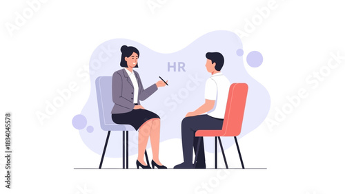HR Manager Interviewing Candidate for Job Opportunity