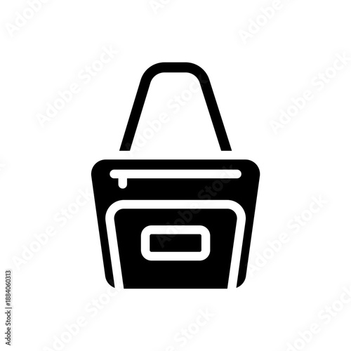 saddle bag icons minimalist flat style design, saddle bag Vector illustration on white background