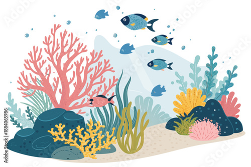 Underwater Coral Reef Adventure