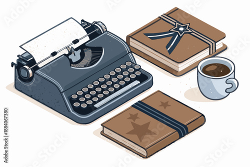 War Correspondent Typewriter Notes Ill