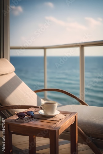 terrace overlooking the sea